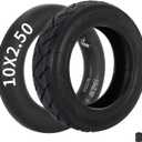RUTU 10 x 2.50 Tire and Inner Tube Set Replacement for Self Balancing Electric Scooter, 10 Inch Inner Tube Fits 36v 48v 400w 500w 800w Hub Motor Mijia M365
