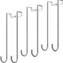 Over The Door Hook Length 11.8 inch Heavy Duty Door Hanger for Home Kitchen Office