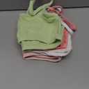 Fruit of the Loom Girls' Cotton Spaghetti Strap Sport Bra (38, Lentil/Mango/Pink/White)