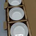 DOWAN 8 oz Ramekins Oven Safe for Creme Brulee, Souffle Dish Baking Bowls, Custard Cups for Pudding Dips Sauce Dessert Yogurt Ice Cream, Ceramic Ramiken Set of 6, Soft White