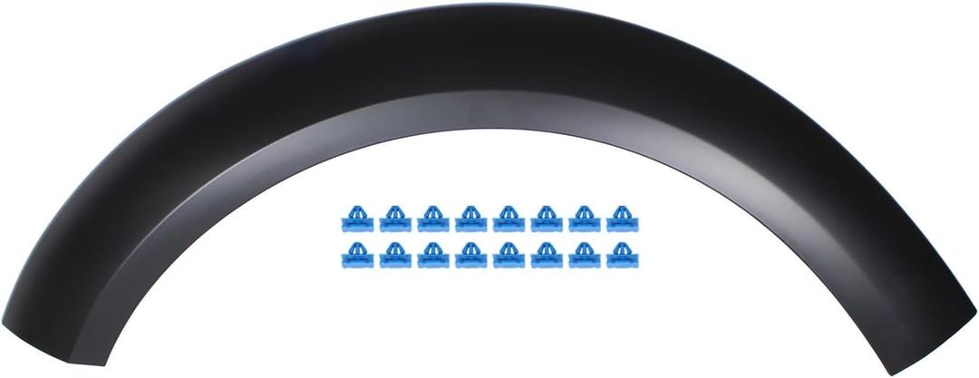 Front Driver Side Wheel Fender Flare Molding with Clips for Dodge Charger 2020-2023