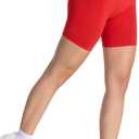 TAYOEA Workout Shorts Women Scrunch Butt Booty Lifting Seamless Biker Shorts for Gym Athletic Yoga (Red, XS)