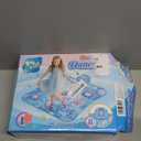 Dance Mat Toys Girl Gift: 8-Button Frozen Dance Pad Wireless Bluetooth Electronic Dance Game for Kids with 4 Game Modes LED Light Built-in Music Birthday Gifts for 3 4 5 6 7 8 9 10+ Years Old Girls