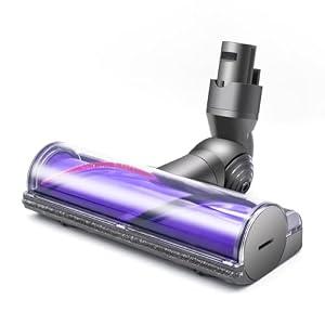 Coodss Quick-Release Motorhead Cleaner for Dyson V6 DC58 DC59 DC61 DC62 DC72 DC74 Vacuums Models Cleaner Head Dyson SV04 SV06 SV09 Replacement Part Electric Head for Hardwood Floor Carpets