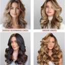 Jumbo Heatless Hair Curler Set-Satin Heatless Curls Overnight, Jumbo Curling Rod Headband, No Heat Curlers To Sleep in (Beige)