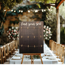 Find Your seat Wedding Seating Chart Board,Wedding Signs Wood,Wood Wedding Sign,find Your seat, Blank Seating Chart Board 18x24 Inch