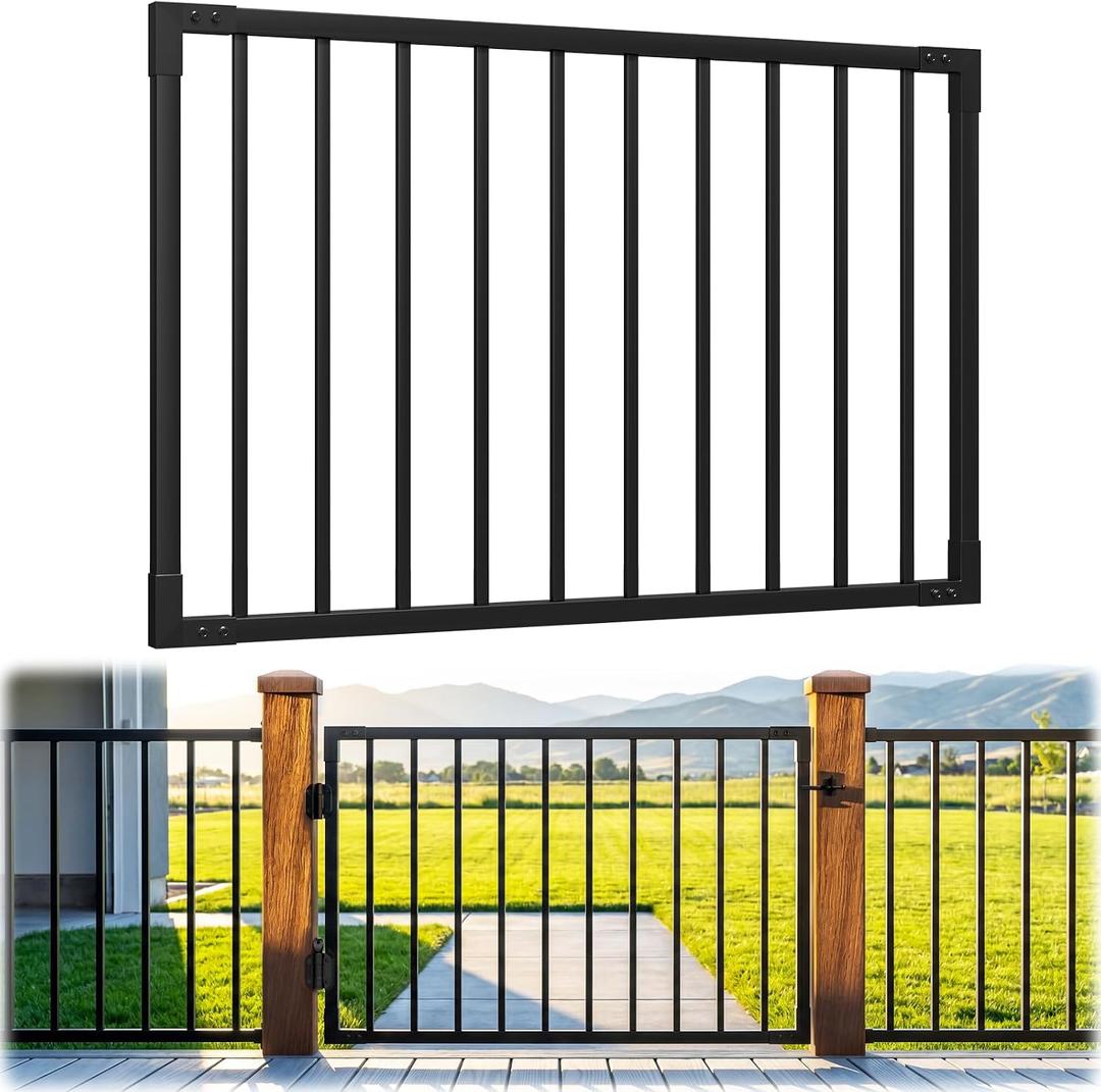 4ft x 36in Aluminum Deck Gate Kit Anti Sag Frame (No Hinge & Lock)