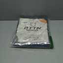 BTTN Navy Blue Shower Curtain - Linen Textured Heavy Duty Waterproof Cloth Shower Curtain Set with 12 Plastic Hooks, Hotel Spa Luxury Simple Decorative Thick Fabric Shower Curtain for Bathroom, 72x72