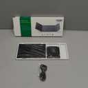 Samsers Multi-Device Foldable Bluetooth Keyboard with Touchpad, Rechargeable Dual-Mode(2.4G+BTx2) Wireless Keyboard with Holder, Portable Folding Keyboards for Android Windows iOS Mac OS - Black