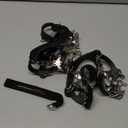 Crampons Ice Cleats Traction Snow Grips for Boots Shoes Women Men Anti Slip 19 Stainless Steel Spikes Safe Protect for Hiking Fishing Walking Climbing Mountaineering Large