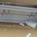 VASAGLE Bookcase, Bookshelf, Freestanding Storage Unit, 8 Open Compartments, Used Horizontally, Vertically, Upside Down, 11 x 35.4 x 39.4 Inches, for Living Room, Study, Office, White ULBC55WT