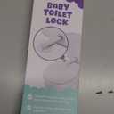 Baby Toilet Lock by Wappa Baby - 9"L x 4"W - Ideal Baby Proof Toilet Lid Lock - No Tools Needed Easy Installation with 3M Adhesive - Top Safety Toilet Seat Lock - Fits Most Toilets - White (1 Pack)