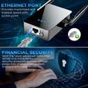 2026 WiFi Extender Signal Booster, New Gen Internet Booster for Home, 4X Faster, Covers up to 10,000 sq.ft, Wi-Fi Repeater with Ethernet Port, Wireless Long Range Amplifier, Easy Setup (Black)