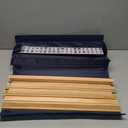 YMI American Mahjong Set, ""Indigo Tides"" with 166 Medium Tiles, Blue