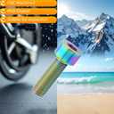M8x25mm Titanium Bolts - Hex Socket Screws for Bike, Motorcycle, Marine | Corrosion Resistant in Salty/Humid Conditions, Lightweight Fasteners | Colorful 6pcs