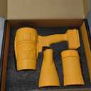 Electric Leaf Blower Cordless for Dewalt 20v Max Battery, Handheld Leaf Blowers for Lawn Care, Blowing Leaves  Dust, Turbo Jet Blower Car Dryer, battery Powered Mini Leaf Blower(Battery Not Included) (Yellow)