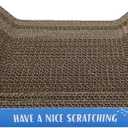 Cat Scratcher Cardboard | Reversible Corrugated Scratch Pad | Eco-Friendly | Durable | Large Size | for Indoor Cats | Includes Catnip