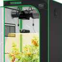 VIVOSUN Smart Grow Tent Kit 2.7 2.7ft WiFi-Integrated Automatic Complete Grow System with Full Spectrum LED Grow Light 150W, Efficient Ventilation System with GrowHub E42A+ Controller