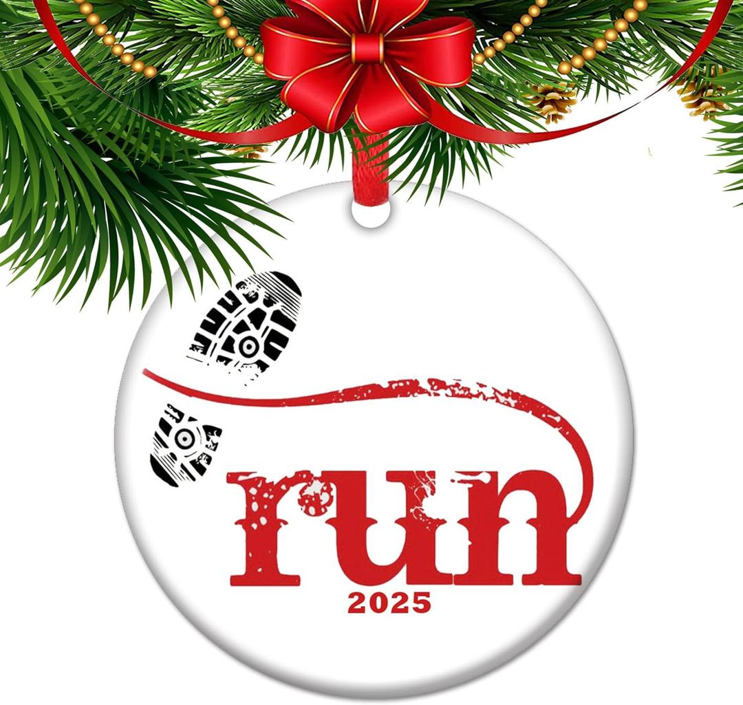 2025 Cross Country Run Lover Ornament, XC Running Gift, Runner Christmas Keepsake, Gifts for Runner (C21)