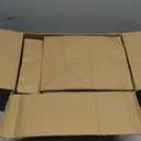 BagDream 100Pack 10x6.75x12 Kraft Brown Paper Bags with Handles Bulk, Shopping Merchandise Retail To Go Bags for Takeout Containers, Flat Handles Wider-gusset Recycled Gift Bags