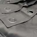 NICETOWN Noise Reducing Blackout Curtains 84" Long for Bedroom, Grey, 42" Wide, 2 Panels, Thermal Insulated Room Darkening Drapes for Home Family Decorations