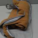 Geyecete Greyhound Cosy Fleece Jumper,Dog Winter Coat with Warm Fleece Lining,Outdoor Dog Apparel with Adjustable Bands-Brown-XXXL