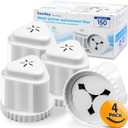 4Pack Replacement Filter for EPIC Water Filter Pitcher, Water Filter Pitcher Compatible with Aquagear Seychelle, BPA Free. Removes Fluoride, Chlorine, Lead, Odors