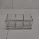 Hudgan Large Taco Bar Serving Set for Party with 3 Containers(50 Oz), Mimosa Bar Accessories with Separate Lids, Chilled Condiment Caddy Organizer for Salad, Fruit, Party Garnish