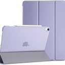 ProCase for iPad Air 13 Inch Case M3 2025/M2 2024, Slim Smart Cover iPad 13 Air M3 M2 Case with Translucent Hard Shell Back, Supports Touch ID, Auto Wake/Sleep -Purple