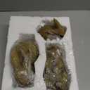 Bunny Decor Yard Decorations Outdoor Set of 3, Bunny Decorations for Home Garden Outdoor Statues, Easter Rabbit Figurines, Mom Gifts (Brown)