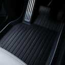 6 Pcs Floor Mats for Tesla Model Y Juniper Accessories 2025 2026
(Not Fit Standard & YL) All Weather Frunk/Trunk Mats Cargo Liner TPE Anti-Slip Cabin Full set, Premium/Performance 5-Seater