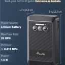 Pawfly Aquarium Lithium Battery Powered Air Pump USB Rechargeable Oxygen Pump Portable Live Bait Aerator Pump for Outdoor Fishing and Fish Transportation
