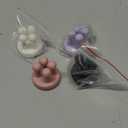 iBetterLife Good Grips Razor Holder - 4Pcs Silicone Toothbrush Holders for Shower Wall Mounted Self Adhesive Cute Dorm Room Bathroom Kitchen Organizer Storage Hook for Hanging Loofah Towel Tooth Brush