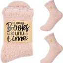 Fuzzy Socks for Women Mothers Day Self Care Book Lovers Christian Birthday Gifts