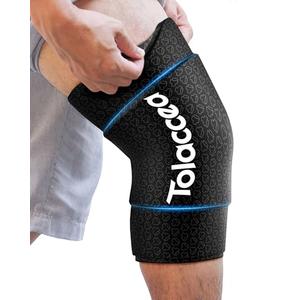 Knee Ice Pack Wrap for with Dual-Coldfocus Gel for Long-Lasting & Strong Cooling, Reusable Gel Ice Wrap for Arthritis, Meniscus Tear and ACL(XL)