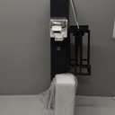 Outdoor Lamp Post with Outlet, Modern Post Light Fixture for Yard, Aluminum Lamp Pole Outdoor Lighting with Glass, Waterproof Outside Street Light for Pathway Garden Patio (40''H, 1 pc)