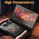 Hianjoo 3 Sets Screen Protector Compatible AYN Thor Handheld Console, Tempered Glass [HD Clarity] [9 Hardness] [Easy Installation][Anti-Scratch], 3 Pack Upper Screen Film + 3 Pack Lower Screen Film