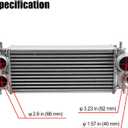 03CSI019ASL Aluminum Turbo Intercooler Replacement for Ford F150 F-150 2.7L 3.5L EcoBoost 2015 2016 2017 2018 2019 2020