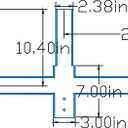 180 Degree Bullhorn Bracket for 3 Lights, Mounting Bracket With Round Pole, Tenon in 2 3/8 inch Slip Fitter, for Parking Lot and Street Light Fixtures