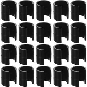 20 Pieces Garden Flag Clips,Anti-Wind Flag Garden Banner Stopper Banner Fixing Clips Flag Pole Clamp Plastic Garden Flag Clip for Yard Lawn and Garden Flag Holder Stand