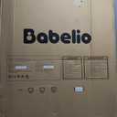 Babelio Baby Gate for Stairs, Kitchen & Doorways, No Bottom Bar| Easy Install| One-Handed Operation| Auto-Close| Hardware Mount Safety Dog Gate (Black - B17, 34" H, 26-43" W-Standard 2 Pcs)