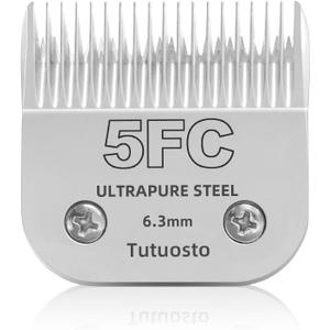 5FC Clipper Blades Pet Grooming Clipper Replacement Blades Detachable Blade Compatible with andis/wahl/Oster Dog Clippers