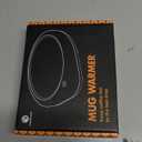 Coffee Mug Warmer, Cup Warmer for Desk with Auto Shut Off Smart Temperature Settings, Electric Beverage Tea Water Milk Heater for All Cups and Mugs, Heating Plate Candle Wax Warmer (Dark Black)