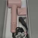 Professional High Speed Ionic Hair Dryer - 1 Min Fast Drying, 180000 RPM Blow Dryer 500 Million Negative Ions, No Heat Damage & Low Noise, Lightweight, Hairdryer with Magnetic Concentrator for Women (Pink)