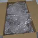 SEIRIONE Corner Shower Caddy Tension Pole, Quick Setup, Rust-Free Bathroom Shower Organizer Corner for Bathtub Shampoo Storage, 4-Tier Adjustable Shelf, Drill Free, Fits 34 to 116 Inch Height, Silver