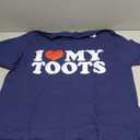 I Love My Toots, I Heart Toots T-Shirt (XL, Purple)