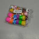 JIALWEN 12 Pack Easter Eggs Filled with Animal Pull Back Toy Cars, Easter Basket Stuffers Surprise Easter Gifts Hunt Theme Party Favors Classroom Prize Supplies