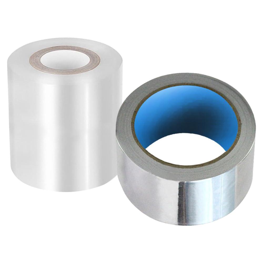 2-PackGrafting Tape for Plants & Trees - Professional Strength Stretchable Clear Film for Wound Healing, Fruit Tree Repair, Bonsai & Rose Gardening | Eco-Friendly Self-Adhesive Bandage (2.3" x 32FT)