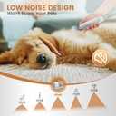 Dog Grooming Vacuum and Kit, Clipper Nail Trimmer Grinder, 2.5L Dust Cup 7 Grooming Tools 11000Pa Pet Vacuum for Shedding Grooming, Dog Hair Vacuum, Home Cleaning, PG50 Plus (Gray)