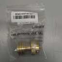 GASPRO 1lb Propane Tank Adapter, 20lb to 1lb Converter, Hook Up Small Propane Tanks When 20lb Ran Out, Solid Brass